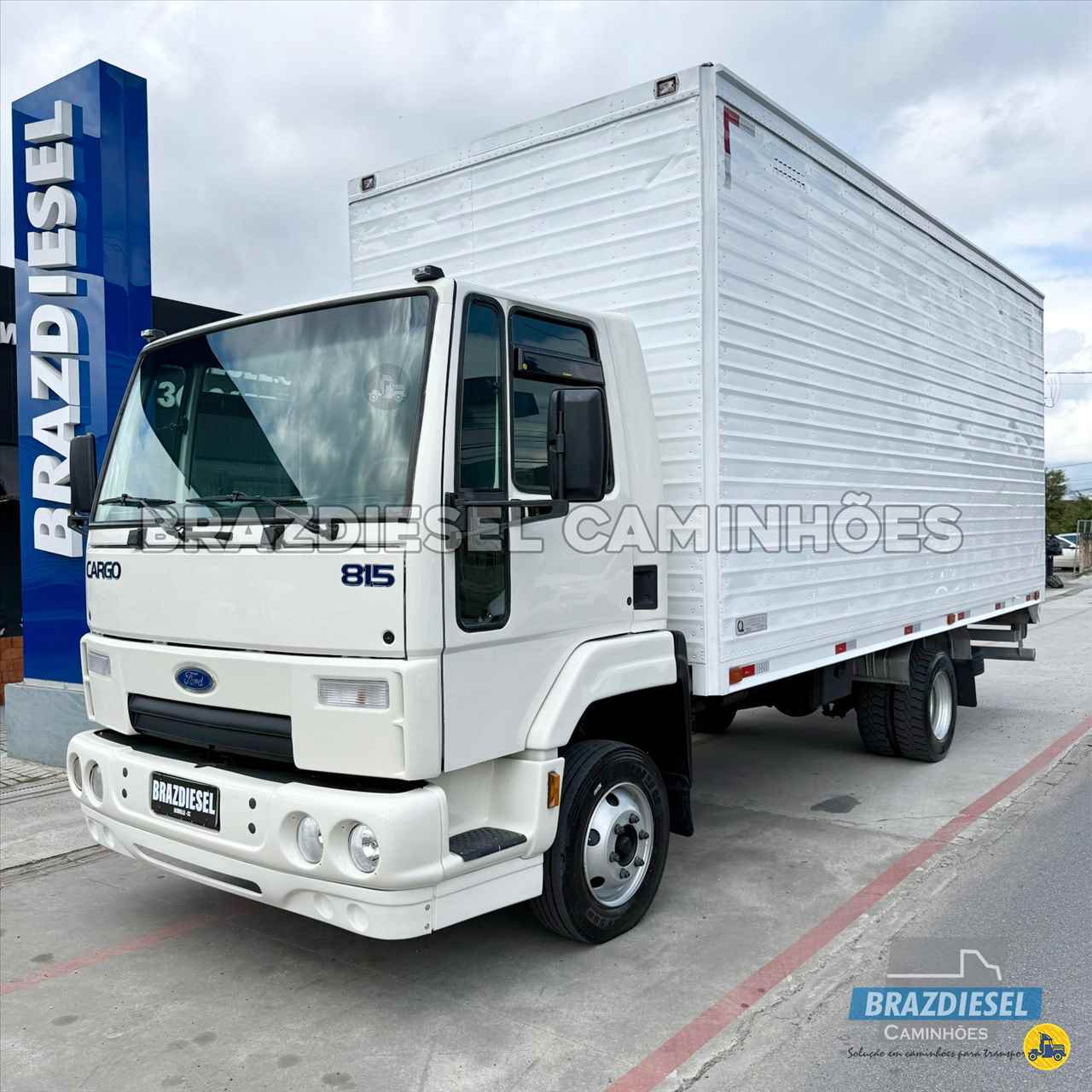 CAMINHAO FORD CARGO 815 Baú Furgão 3/4 4x2 Brazdiesel Caminhões JOINVILLE SANTA CATARINA SC